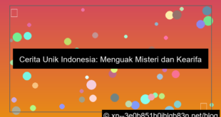 grafik cerita unik indonesia