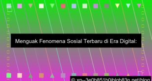 desain fenomena sosial terbaru