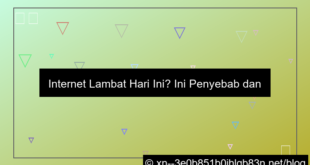 ilustrasi internet lambat hari ini