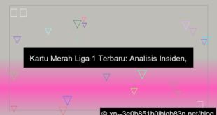kartu merah liga 1 terbaru