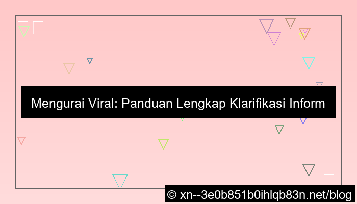 grafik klarifikasi viral di internet
