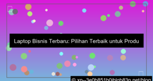 laptop bisnis terbaru