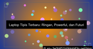 laptop tipis terbaru