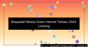 modus scam internet terbaru