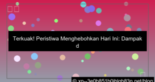 peristiwa menghebohkan hari ini