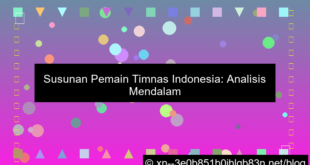 desain susunan pemain timnas indonesia