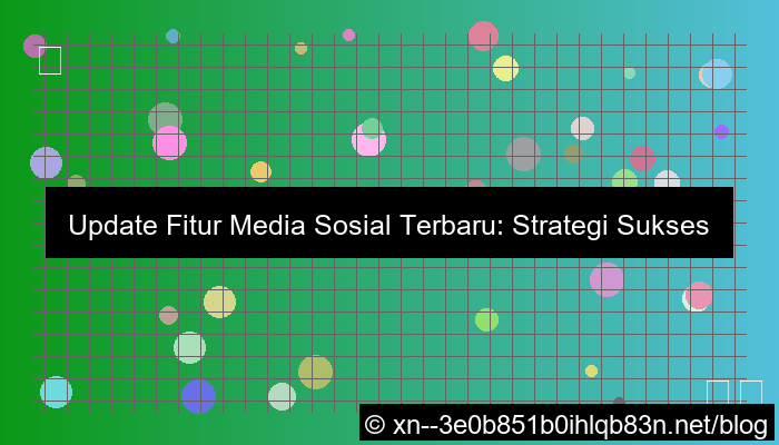 grafik update fitur media sosial terbaru