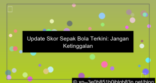 grafik update skor sepak bola terkini