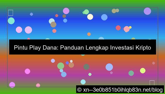 ilustrasi pintu play dana