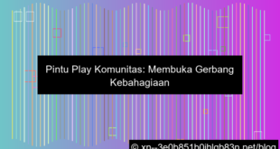 grafik pintu play komunitas