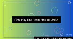 pintu play link resmi hari ini