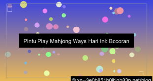 gambar pintu play mahjong ways hari ini