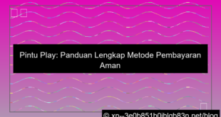 pintu play metode pembayaran