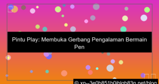 pintu play pengalaman bermain