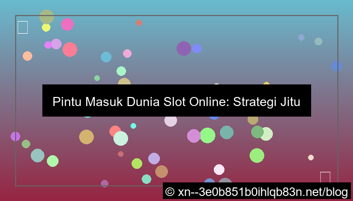 grafik pintu play slot mudah menang