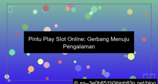 pintu play slot online