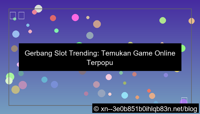 pintu play slot trending