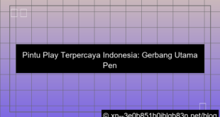 ilustrasi pintu play terpercaya indonesia