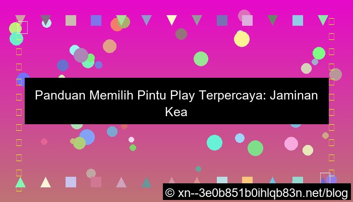 grafik pintu play terpercaya