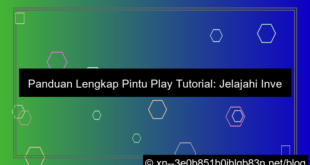desain pintu play tutorial