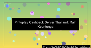 grafik pintuplay cashback server thailand