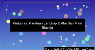 pintuplay daftar blackjack online