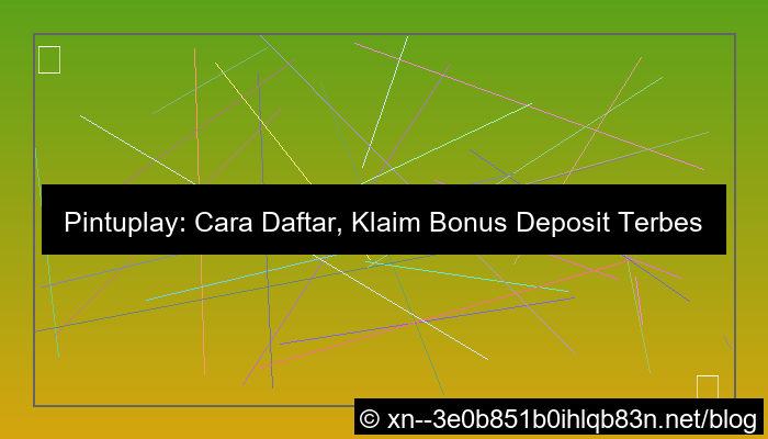 grafik pintuplay daftar bonus deposit