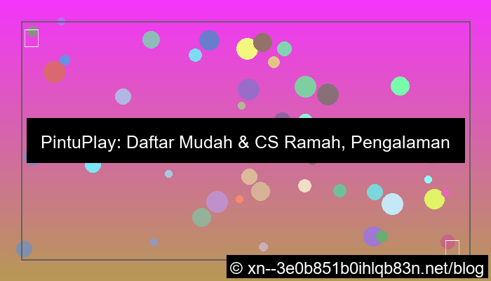 grafik pintuplay daftar cs ramah