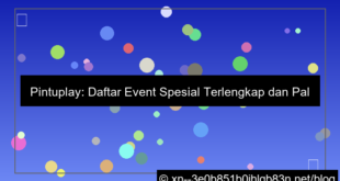 pintuplay daftar event spesial