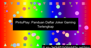 pintuplay daftar joker gaming