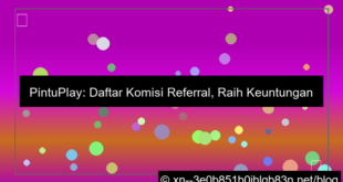 pintuplay daftar komisi referral