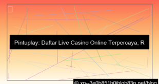 pintuplay daftar live casino