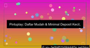 pintuplay daftar minimal deposit kecil