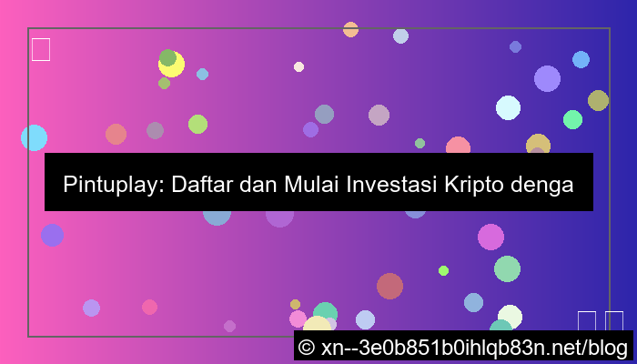pintuplay daftar modal receh