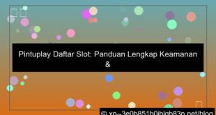 pintuplay daftar slot