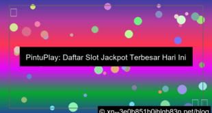 desain pintuplay daftar slot jackpot