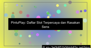 pintuplay daftar slot terpercaya