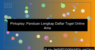 pintuplay daftar togel online