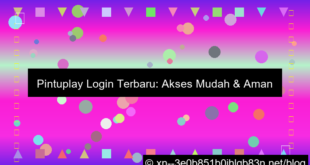 desain pintuplay login terbaru