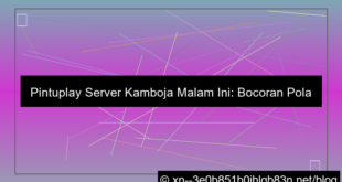 pintuplay server kamboja malam ini