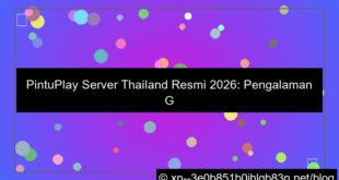 desain pintuplay server thailand resmi 2026