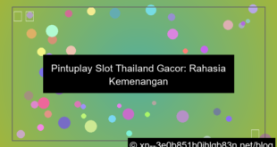 pintuplay slot thailand gacor