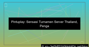 desain pintuplay turnamen server thailand