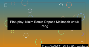 ilustrasi situs pintuplay bonus deposit