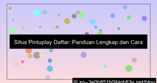 situs pintuplay daftar