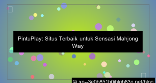 situs pintuplay mahjong ways