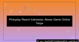 grafik situs pintuplay resmi indonesia