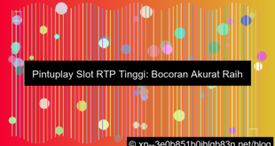 grafik situs pintuplay slot rtp tinggi