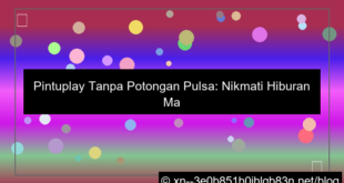 visual situs pintuplay tanpa potongan pulsa