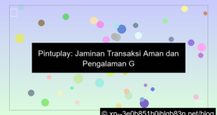 grafik situs pintuplay transaksi aman